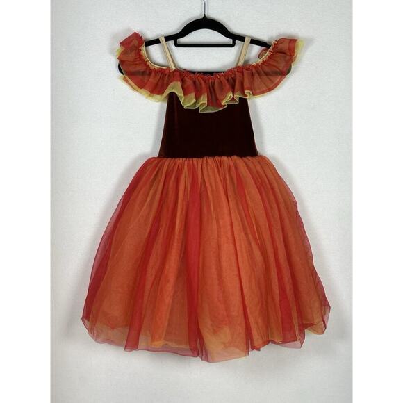 Vintage Dance Costume Ballet Fall Halloween Princess Outfit Size Child Medium - Picture 1 of 8